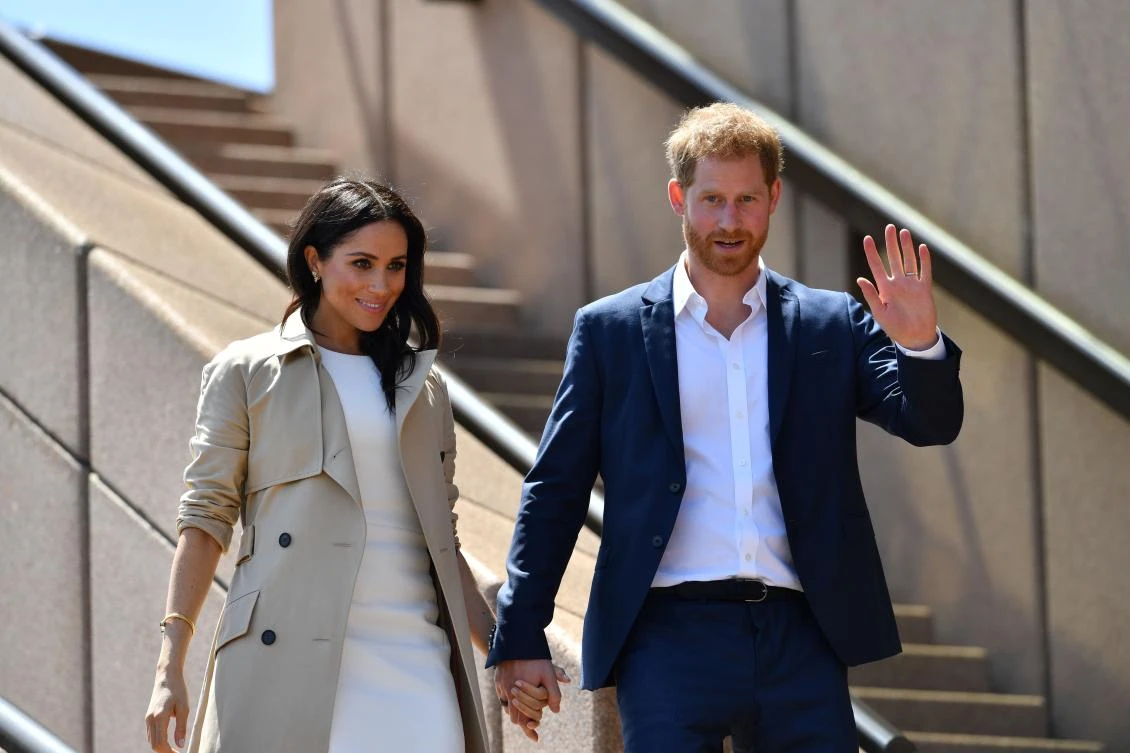 Prince Harry and Meghan start Aussie tour with baby gifts