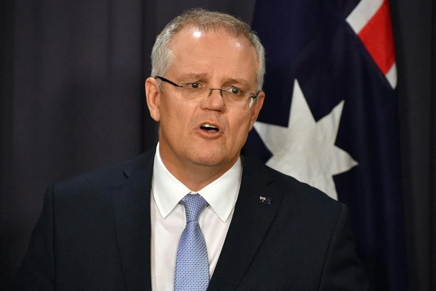 PM Scott Morrison said he was open to recognizing Jerusalem and moving Australian embassy there. (File/AFP)