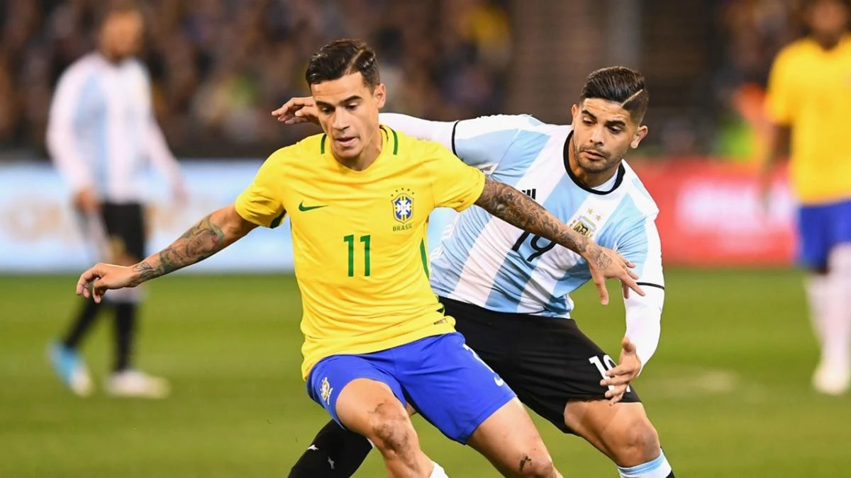 The two South American arch-rivals come face to face in Jeddah on Tuesday. (AFP)