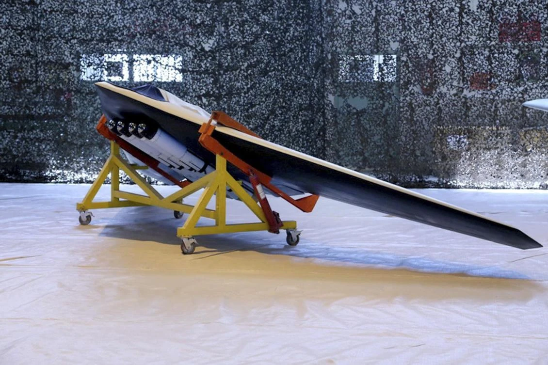 Most of the attacks were carried out by the locally-produced Saegheh drone, which was reverse-engineered from a US RQ-170 Sentinel captured by Iran in 2011. (AP)