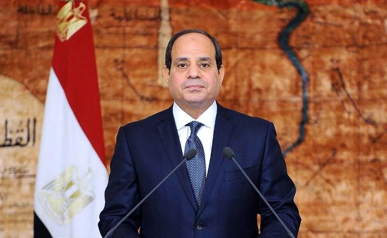 President Abdel-Fattah El-Sisi’s latest renewal of the state of emergency was published in the official gazette on Tuesday. (AFP)