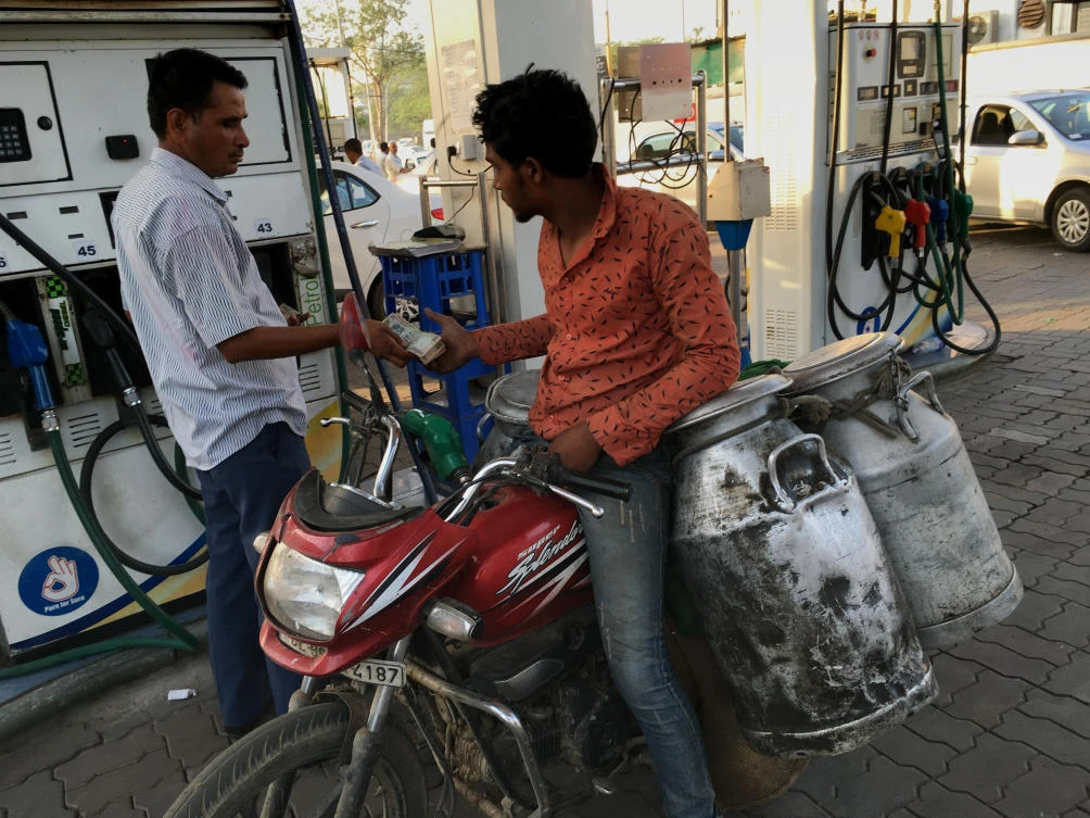 Retail fuel prices in India recently touched record levels due to high oil prices and a weakening rupee. (AFP)