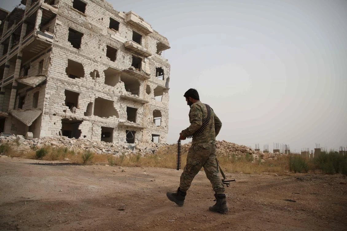 Militants in Syria’s Idlib failed to meet a deadline to leave a planned buffer zone ringing the country’s last rebel bastion. (AFP)