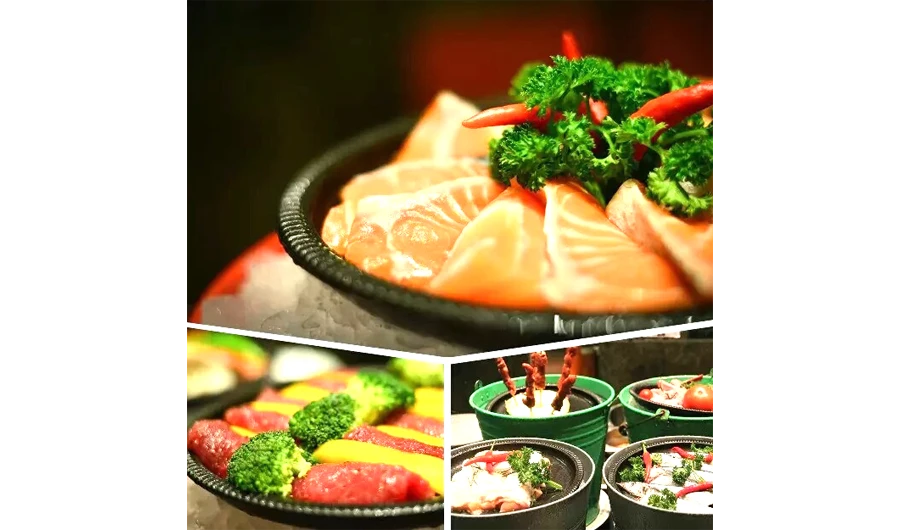 The festival is offering an assortment of Chinese food, such as kung pao, xiaomian, in addition to other famous dishes and beverages.
