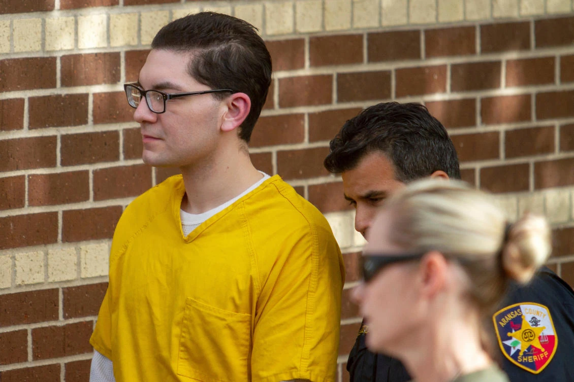Marq Vincent Perez was sentenced Wednesday during a court hearing in Victoria, Texas for setting fire to a mosque. (AP)