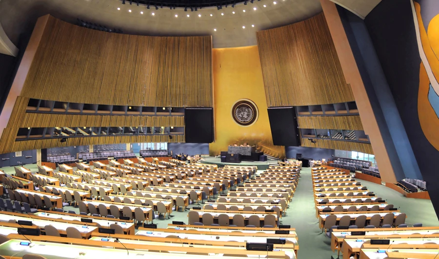 The Kingdom’s delegate called on the UN to shoulder its responsibilities and compel Israel to comply with international resolutions and laws. (Shutterstock)