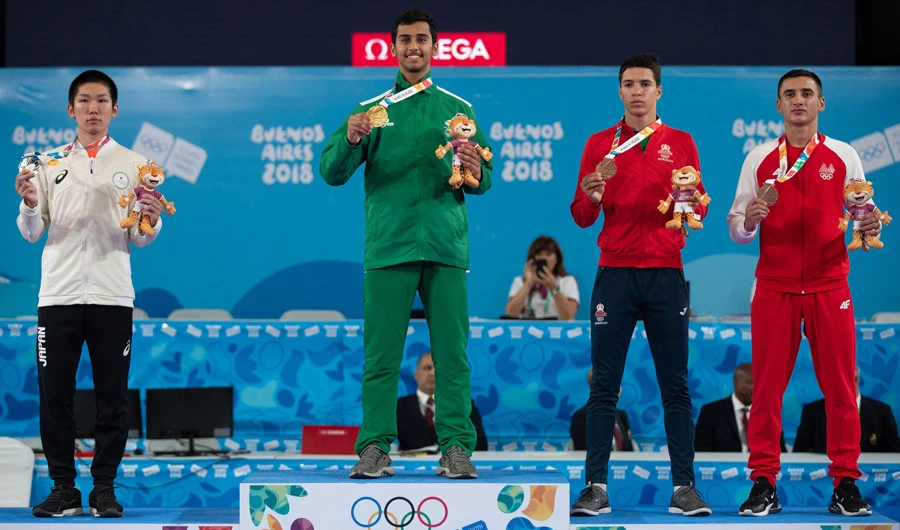 Saudi Arabia’s Mohammed Al-Assiri wins historic first gold for the country.