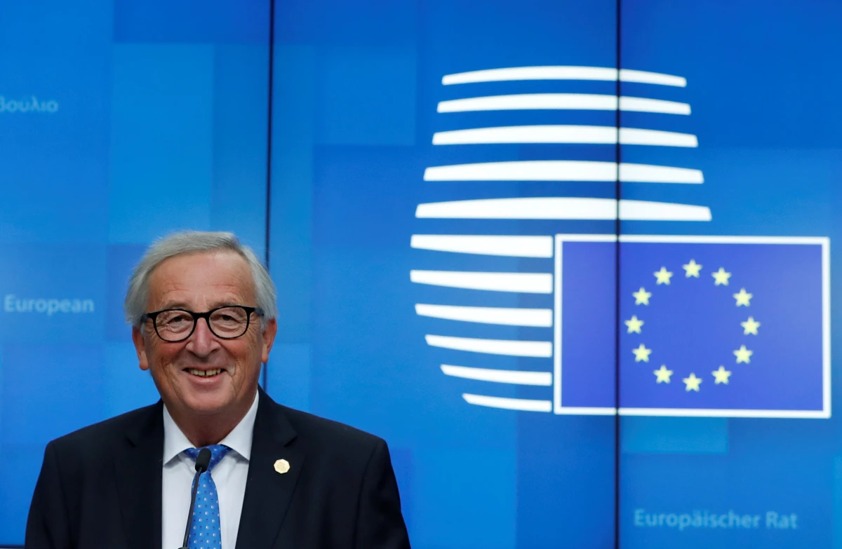 European Commission President Jean-Claude Juncker holds a news conference at the European Union leaders summit in Brussels, Belgium October 18, 2018. (Reuters)