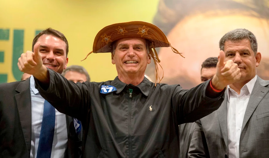Bolsonaro said Haddad’s campaign was trying to change the subject. (AFP)