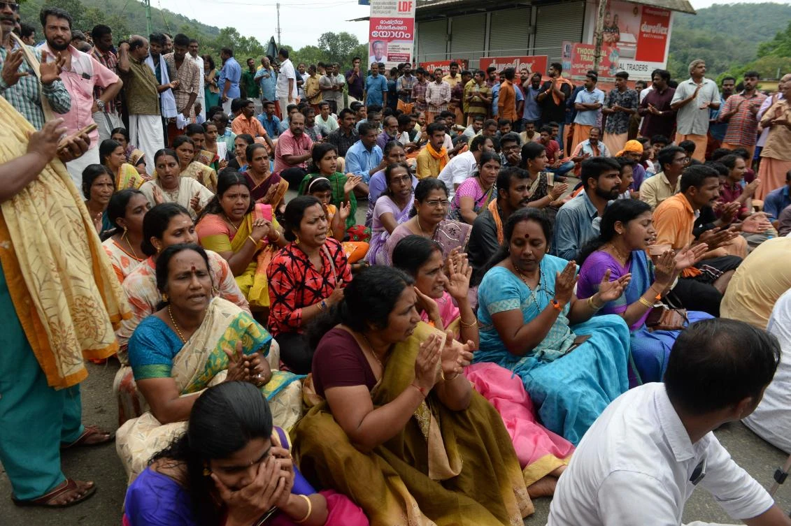Indian temple controversy turns political as protests grow