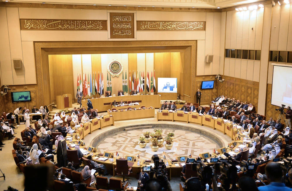 A general view of a meeting of the Arab League Foreign Ministers at its headquarters in the Egyptian capital Cairo. (File photo / AFP)