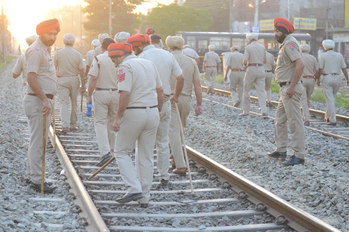 A speeding train ran over revellers watching fireworks during a Hindu festival in northern India Friday, killing more than 50 people, with eyewitnesses saying they were given no warning before disaster struck. (AFP)