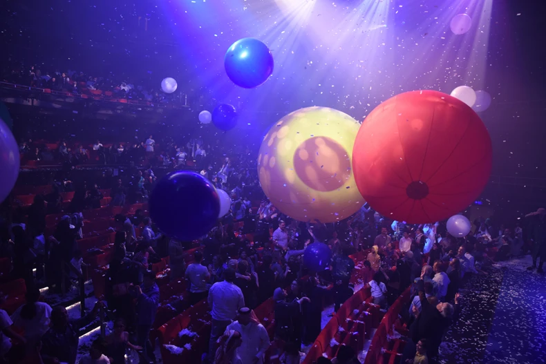 The Tickets for the first performance of ‘Slava’s Snow Show’ in Dhahran were sold out on Thursday. (Photo/supplied)