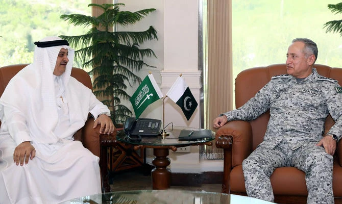 Saudi envoy, Pak navy chief discuss bilateral issues
