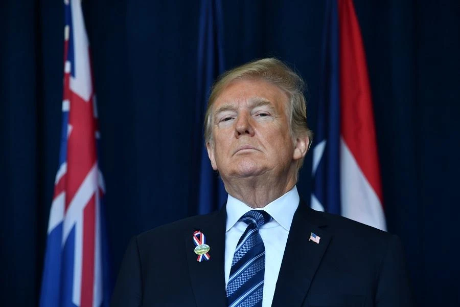 Trump wants a new military service to assure “American dominance in space.” (AFP)