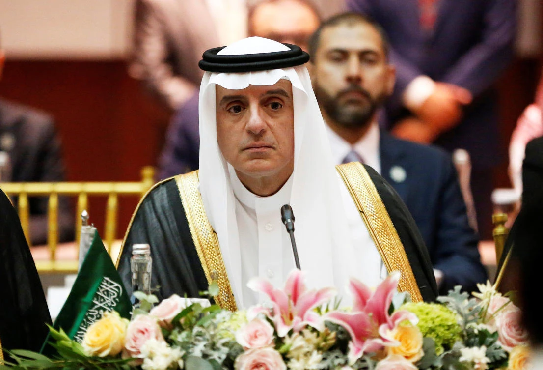 Saudi Arabia Foreign Minister Adel bin Ahmed Al-Jubeir gestures before a bilateral meeting in Jakarta, Indonesia, October 23, 2018. (Reuters)