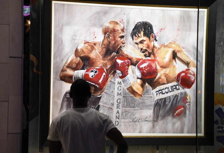 Pacquiao and Mayweather’s megafight in 2015 earned 4.6 million pay-per-view buys earning $600 million. (AFP)