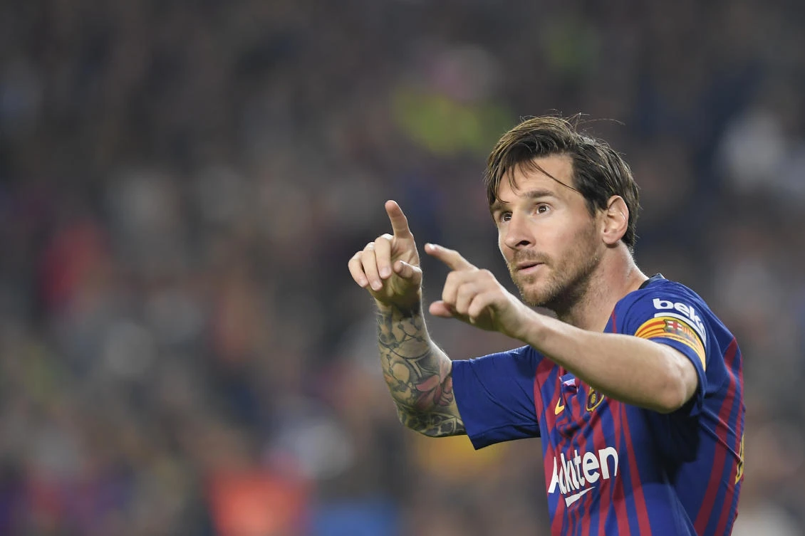 Out for at least three weeks, now we are about to find out how Barca will fare without their talisman. (AFP)