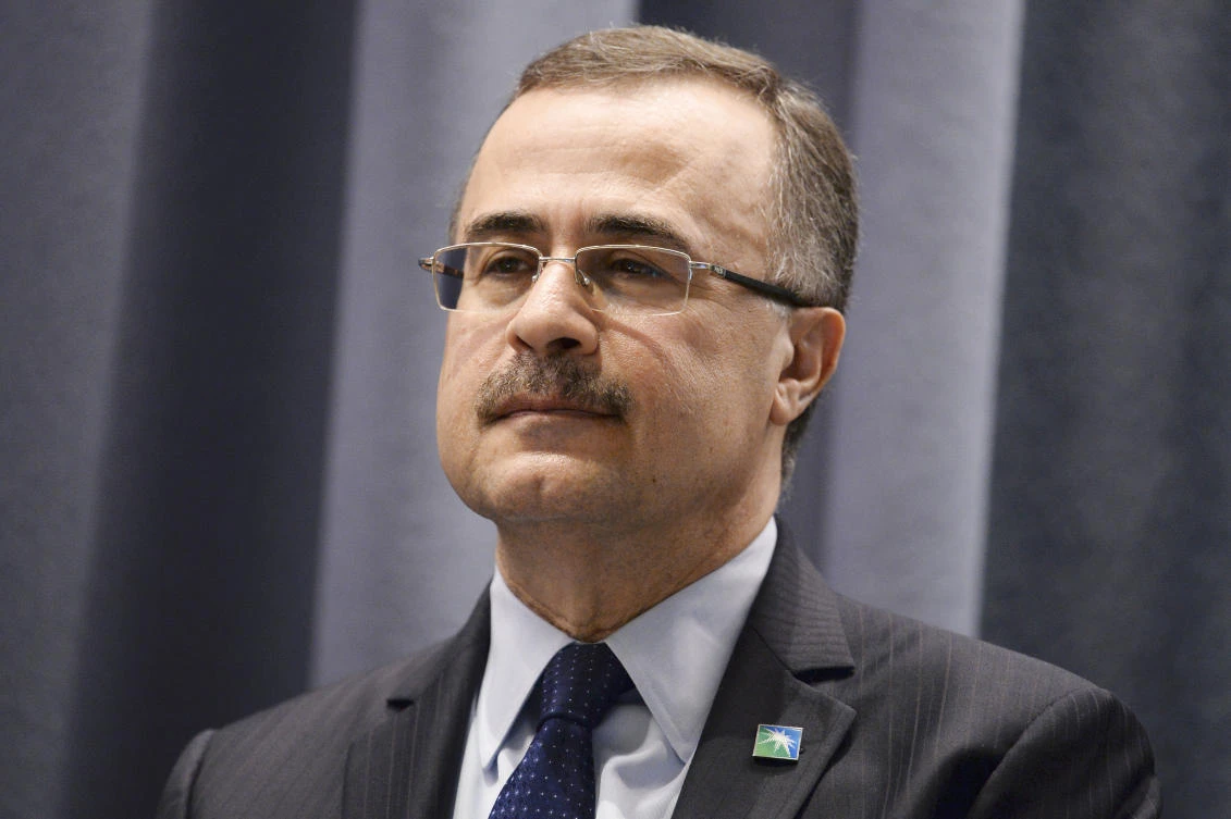 Aramco CEO Amin Nasser said that the Saudi Arabian government remained committed to an initial public offering of the company. (AFP)