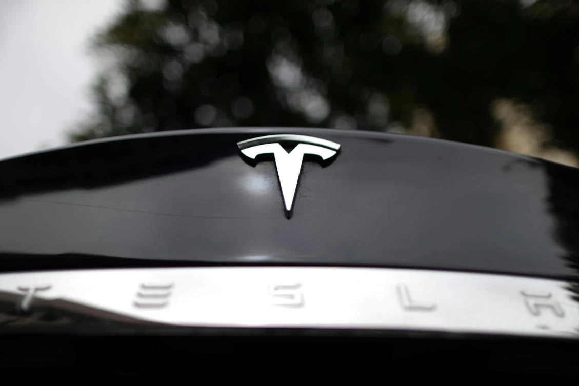 A Tesla car is seen in Santa Monica, California, United States, October 23, 2018. (Reuters)