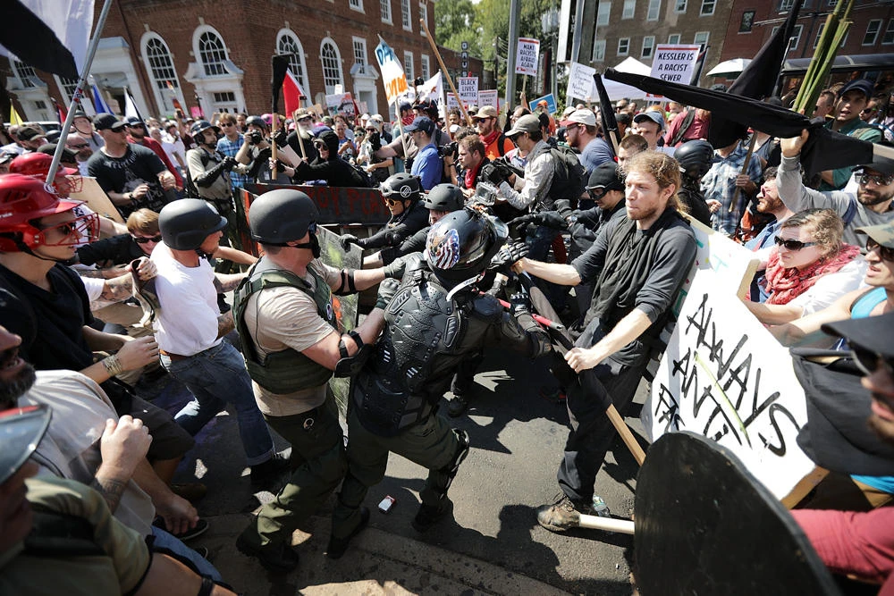 California white supremacists arrested on riot charges