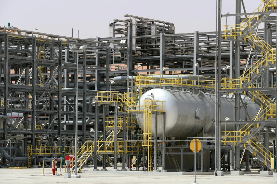 The Shaybah oilfield in the Empty Quarter, Saudi Arabia. OPEC and non-OPEC oil producers agreed in June to relax oil cuts, but said on Thursday that they may need to change course because of economic uncertainties. (Reuters)