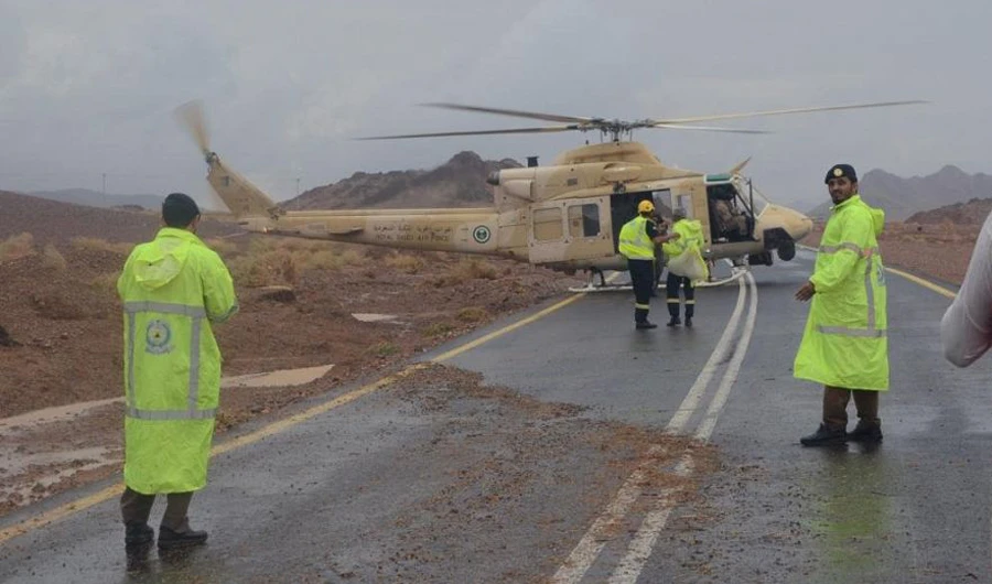 Residents have been asked to abide by the instructions of the civil defense. (SPA)