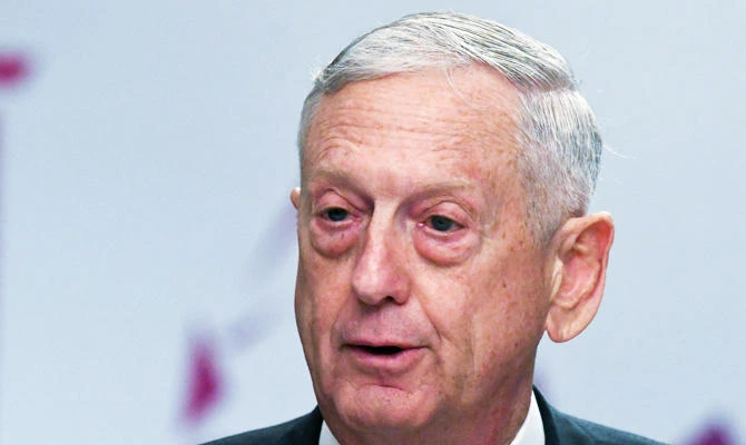 US Secretary for Defence, James Mattis speaks at the ASEAN-US Defence Ministers Informal meeting during the Association of Southeast Asian Nations (ASEAN) security summit in Singapore on October 19, 2018. (AFP)