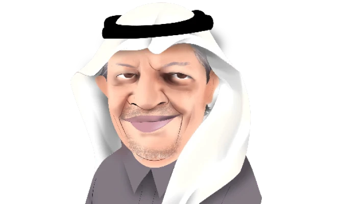 Mohammed Al-Tuwaijri, Saudi minister of economy and planning. (Illustration by Luis Granena)