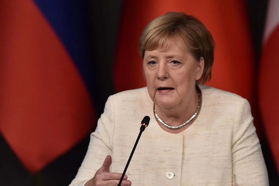 Should Merkel’s conservative ally in Hesse, Volker Bouffier, lose his post as state premier, the chancellor’s enemies will be emboldened. (File/AFP)