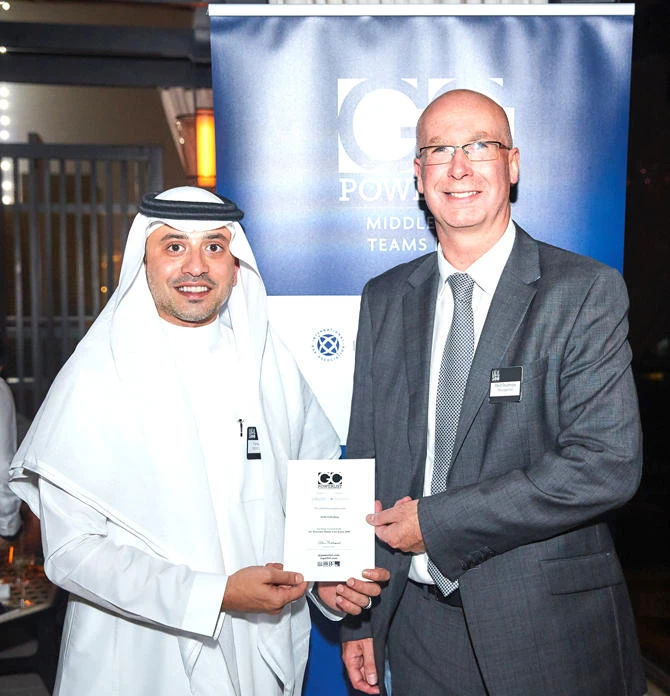 SEDCO’s Legal Adviser Fahad Makki received a certificate attesting to SEDCO legal team’s inclusion on the list.