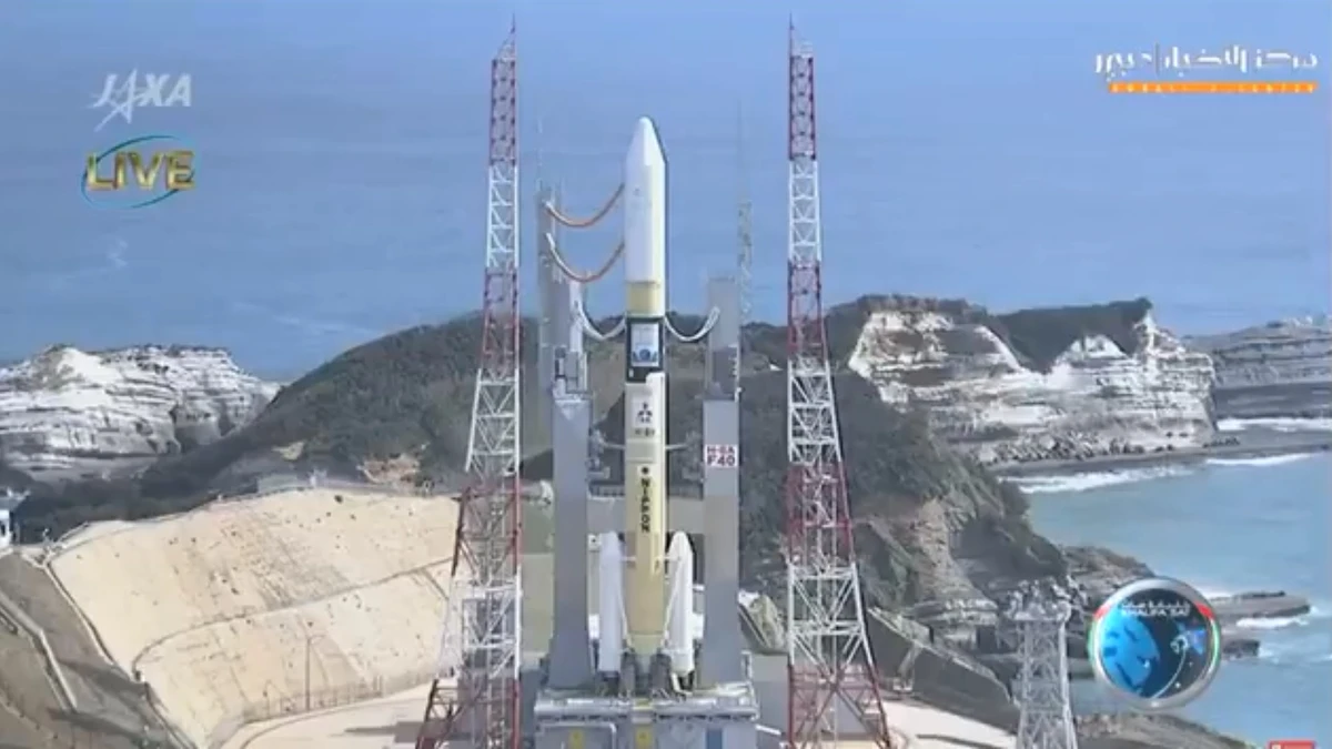 KhalifaSat, UAE’s first Emirati-built satellite, launches from Japan