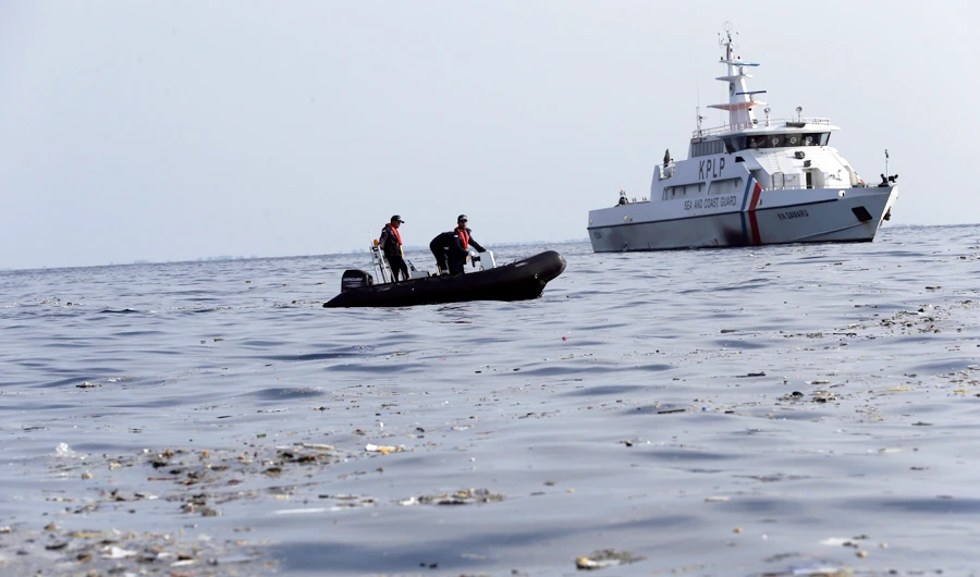 Most of the bodies are believed to be trapped inside the plane’s fuselage. (AP)