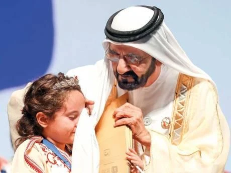 Maryam Amjoun beat 16 other finalists all aged under 18 from across the Arab world to land the top prize in the third annual Arab Reading Challenge. (WAM)