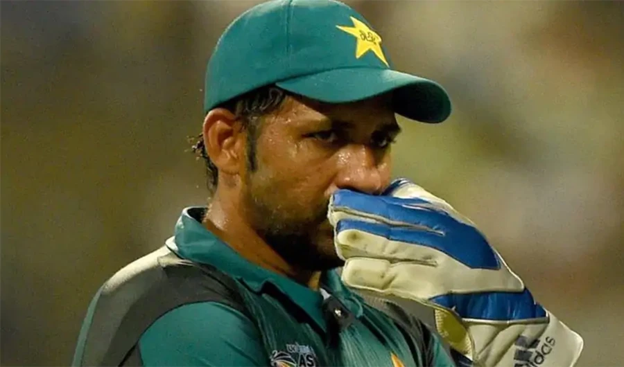 Pakistan captain Sarfraz Ahmed at the Sheikh Zayed Stadium in Abu Dhabi on September 26, 2018. (AFP)