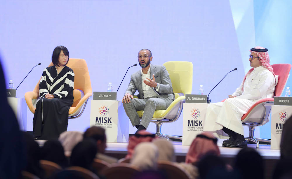 The third annual Misk Global Forum opened Wednesday in Riyadh. (Basheer Saleh and Ziyad Alarfaj/AN)
