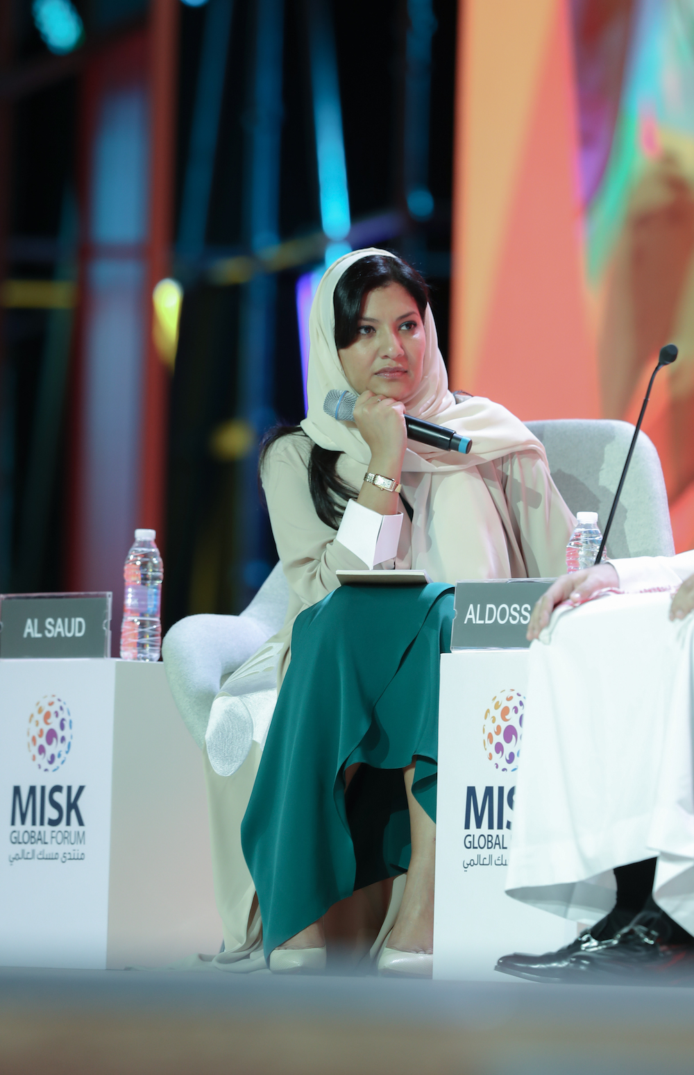 The third annual Misk Global Forum opened Wednesday in Riyadh. (Basheer Saleh and Ziyad Alarfaj/AN)