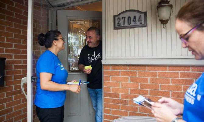 Rashida Tlaib during campaign