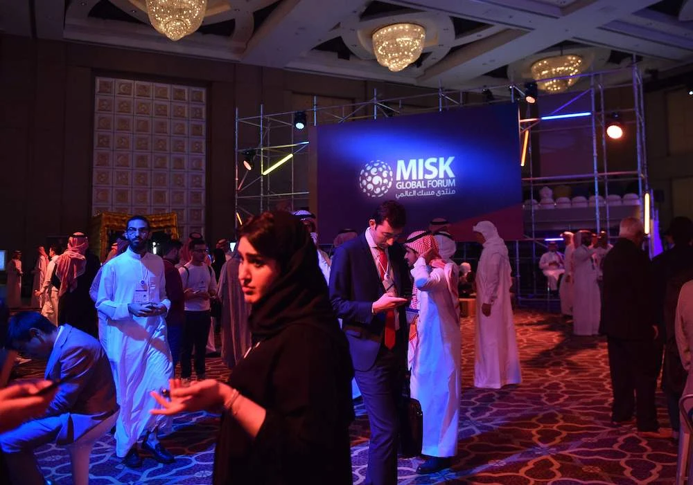 The third annual Misk Global Forum opened Wednesday in Riyadh. (Basheer Saleh and Ziyad Alarfaj/AN)