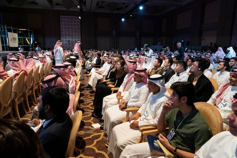 The third annual Misk Global Forum opened Wednesday in Riyadh. (Basheer Saleh and Ziyad Alarfaj/AN)