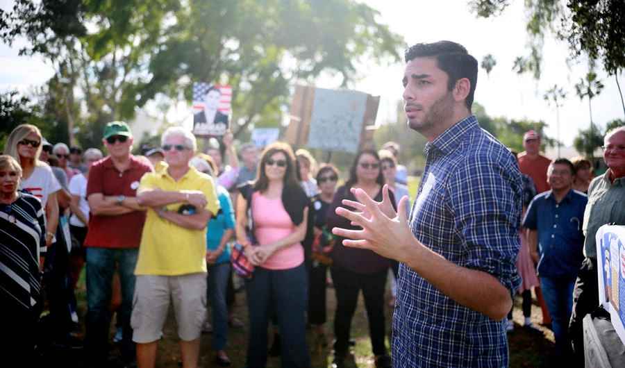 Mexican-Palestinian American tries to beat odds in race for Congress