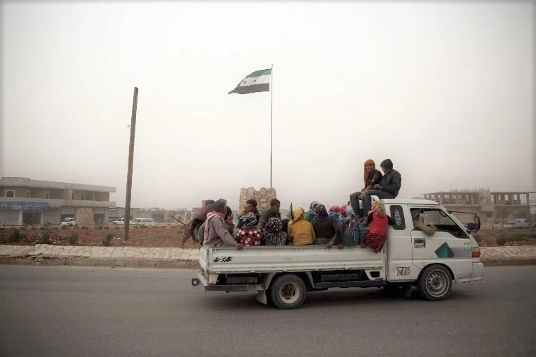 Around 260,000 Syrian nationals have returned to the Euphrates Shield Operation area, according to Turkish Defense Minister Hulusi Akar. (AFP)