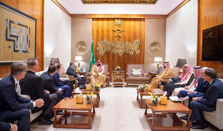 Saudi crown prince receives American Christian leaders