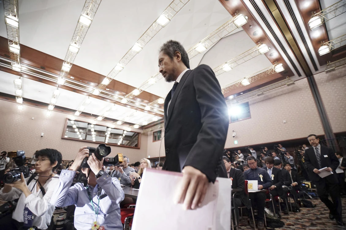 Japanese journalist Jumpei Yasuda was held in captivity in Syria for three years. (AP)