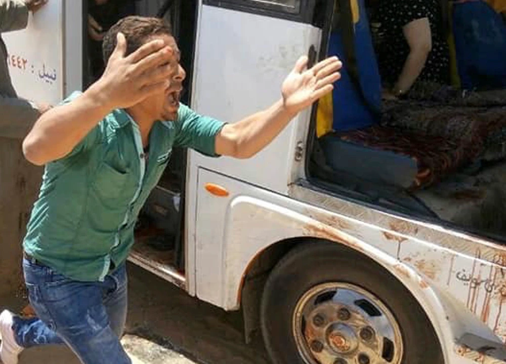 The attack on the bus took place near a monastery. (Egypt's Coptic Orthodox Church via AP)
