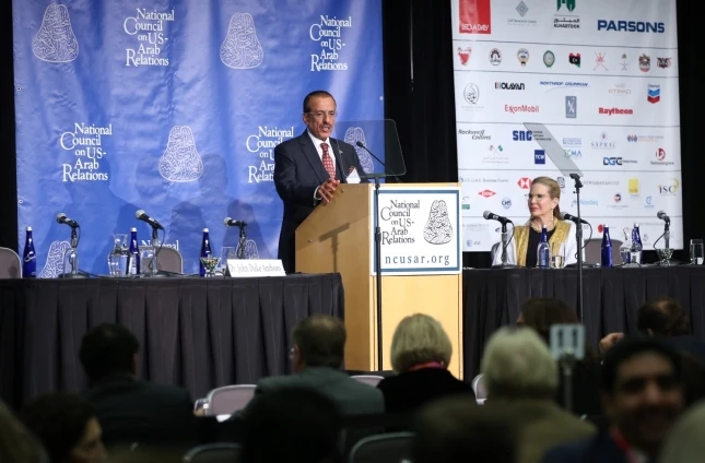 UAE business tycoon Khalaf Ahmad Al-Habtoor tells global leaders conference that he is not against the Iranian people. (Image supplied)