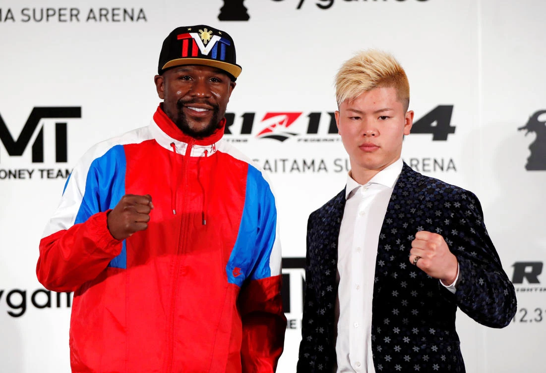 The upcoming fight between Floyd Mayweather Jr. of the US and opponent Tenshin Nasukawa will be held in Saitama, north of Tokyo. (Reuters)