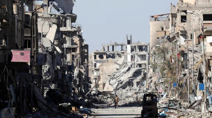 Raqqa security forces said a civilian had been killed and several people, including civilians and fighters, were wounded. (File photo/Reuters)