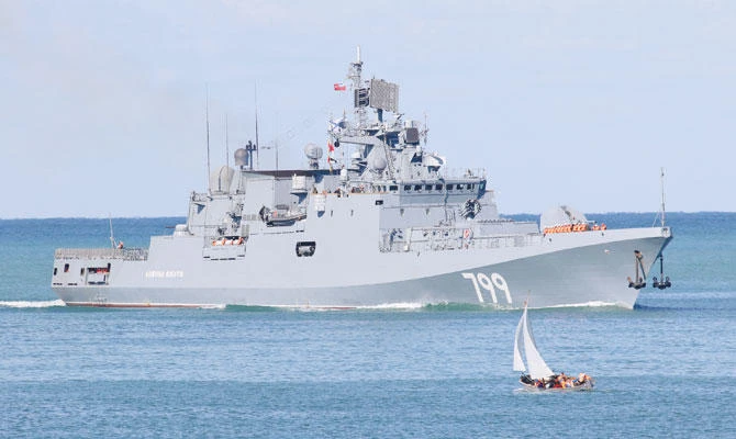 Russia has been reinforcing its naval forces off Syrian coast. (Reuters)