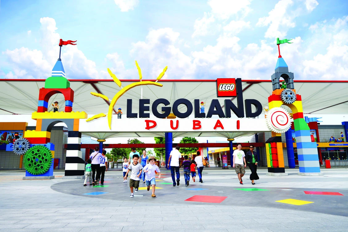 The entrance to LegoLand at Dubai Parks & Resorts. (Supplied)